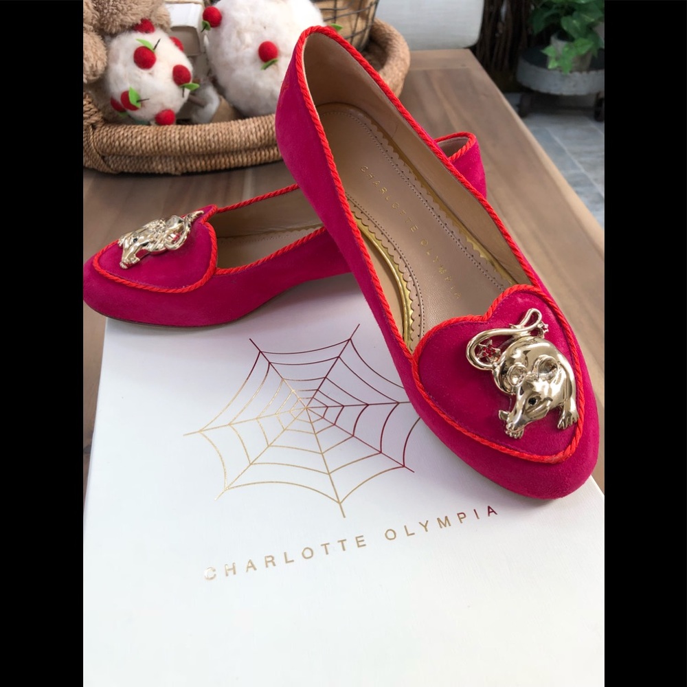 Charlotte Olympia signature flats Size 34/US4